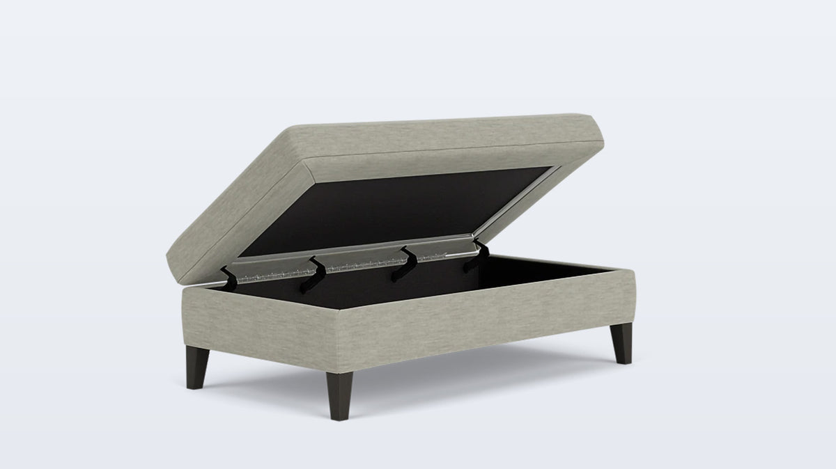 salema storage ottoman - fabric