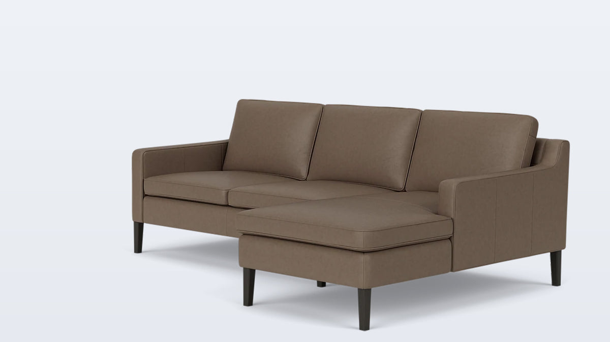 skye 2-piece sectional - leather