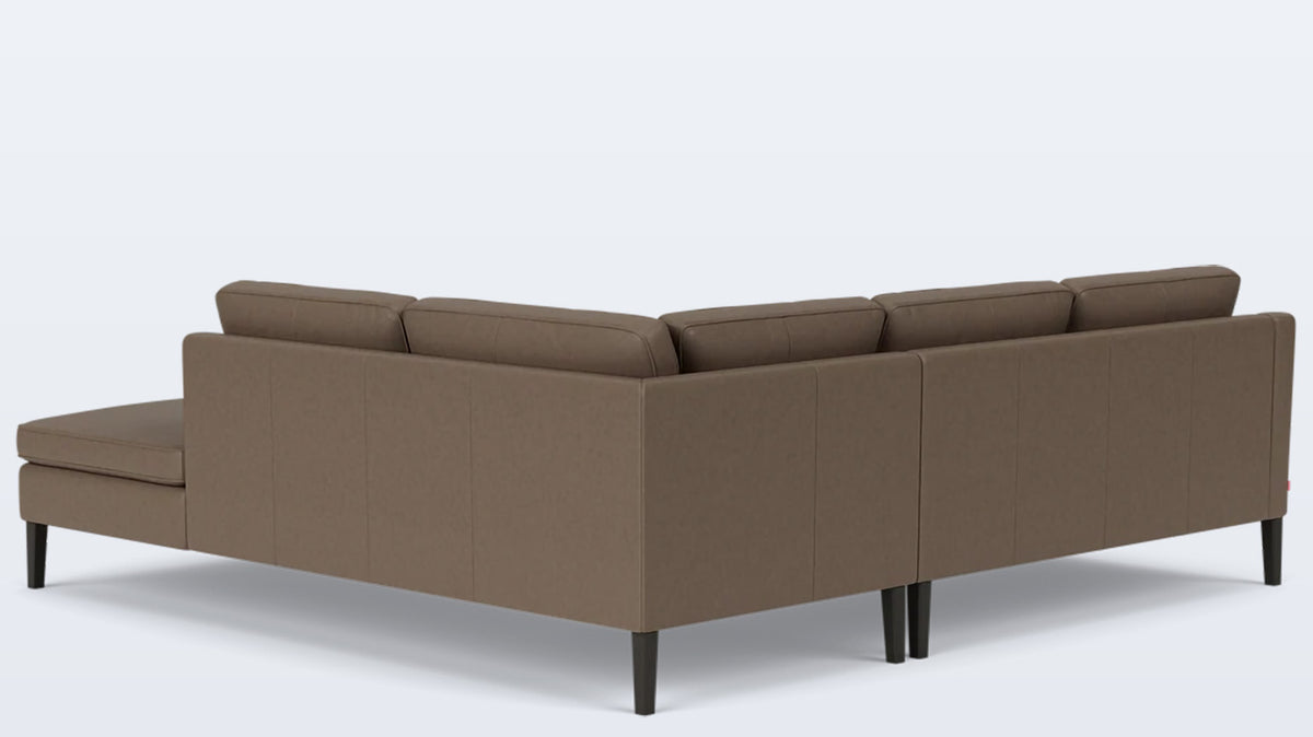 skye 2-piece sectional - leather