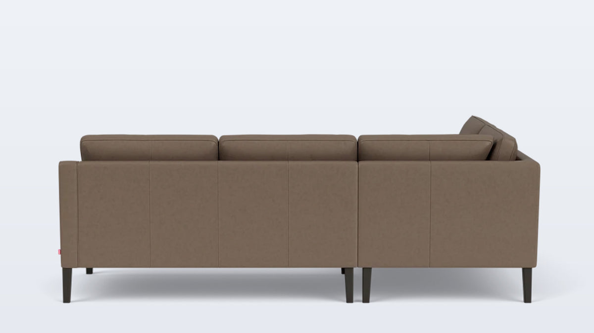 skye 2-piece sectional - leather