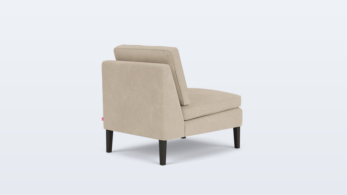 skye armless chair - fabric