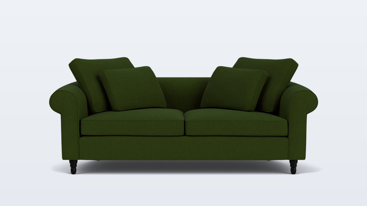 slope loveseat - fabric