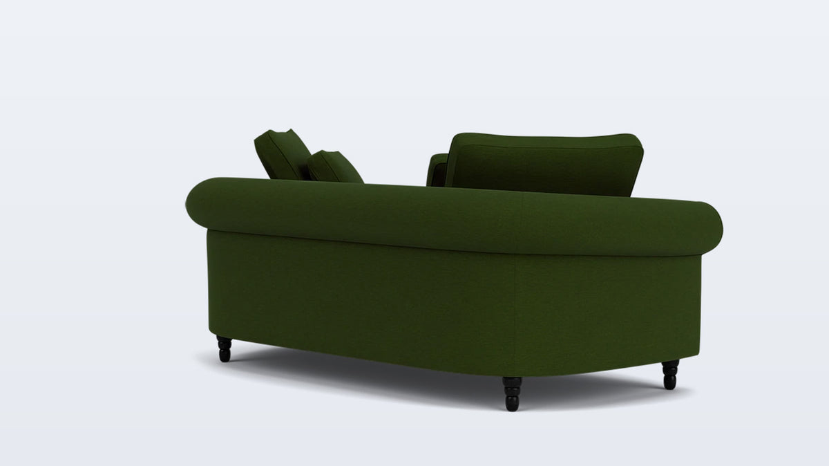 slope loveseat - fabric