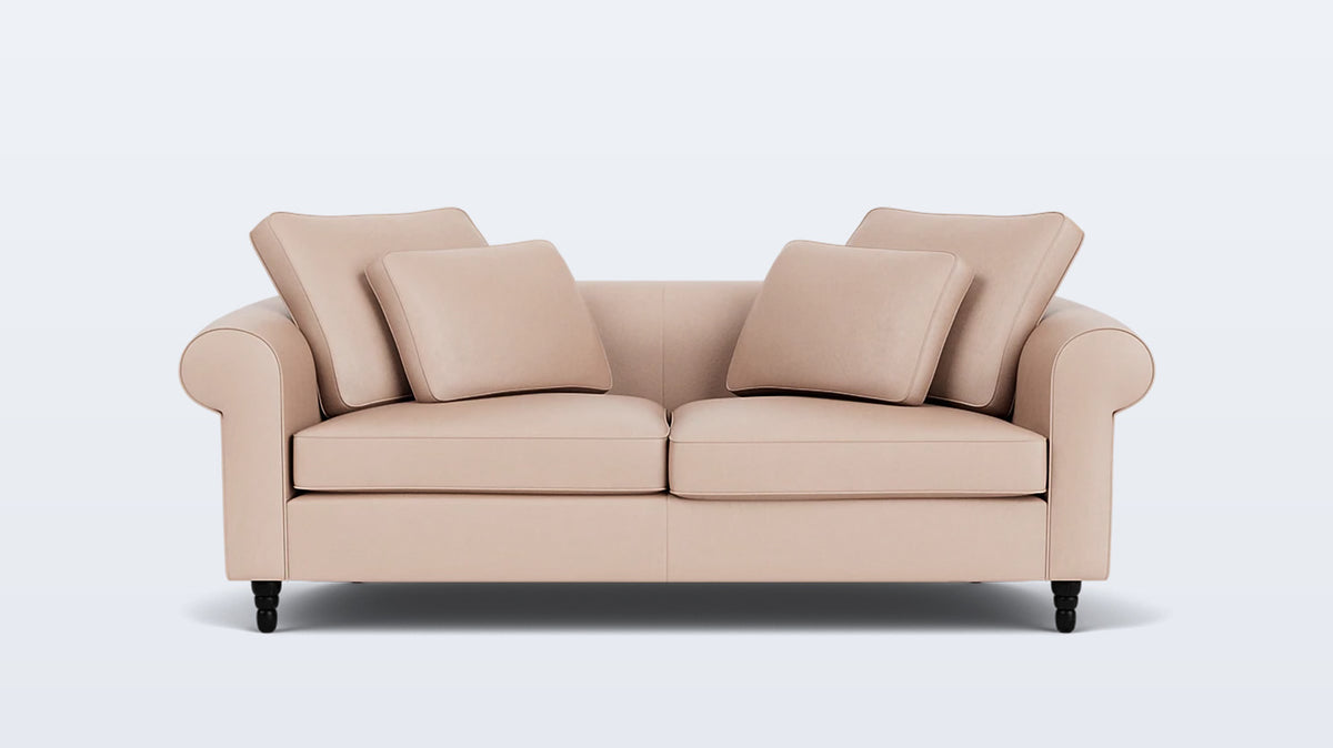 slope loveseat - leather