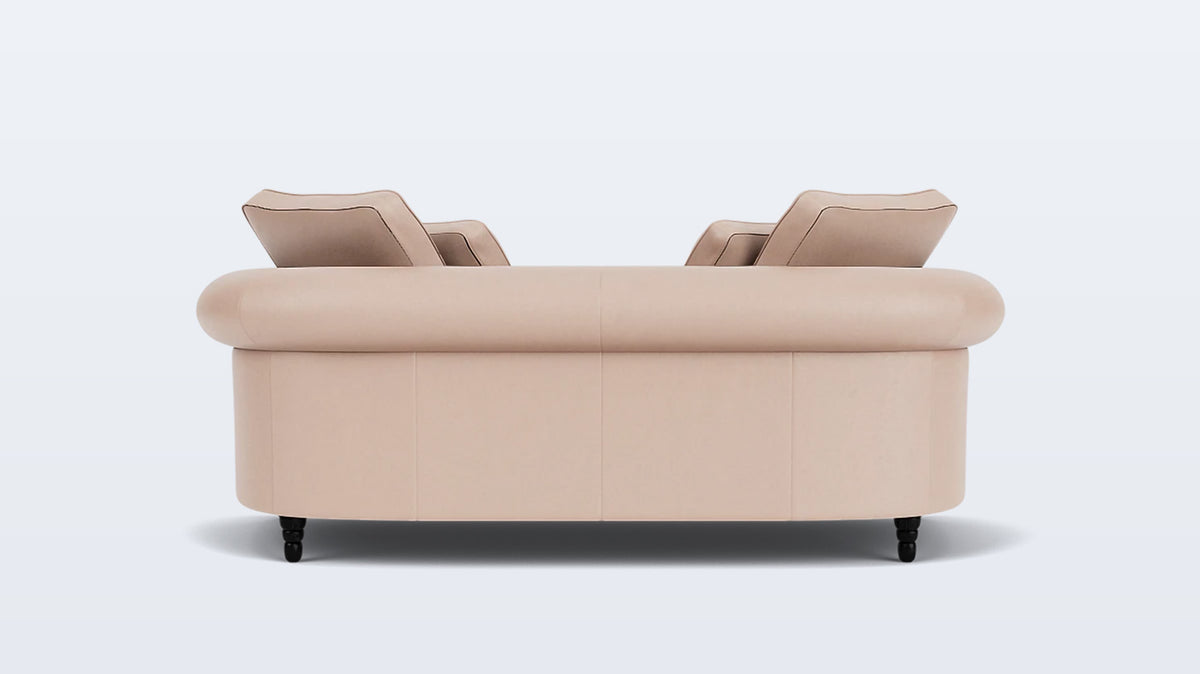 slope loveseat - leather