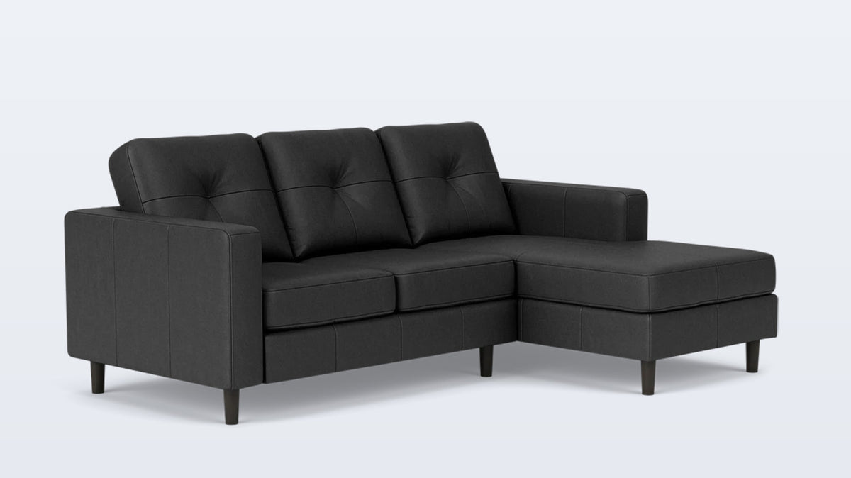 solo 2-piece sectional - leather