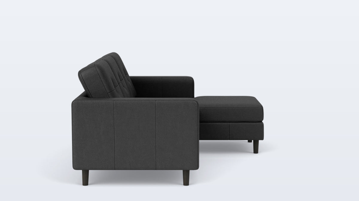 solo 2-piece sectional - leather