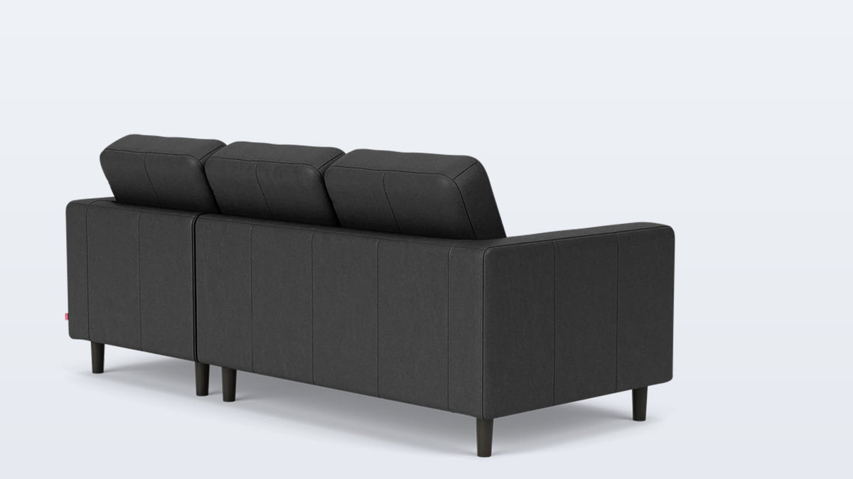 solo 2-piece sectional - leather