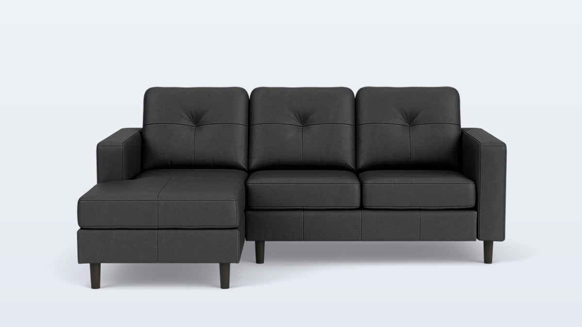 solo 2-piece sectional - leather