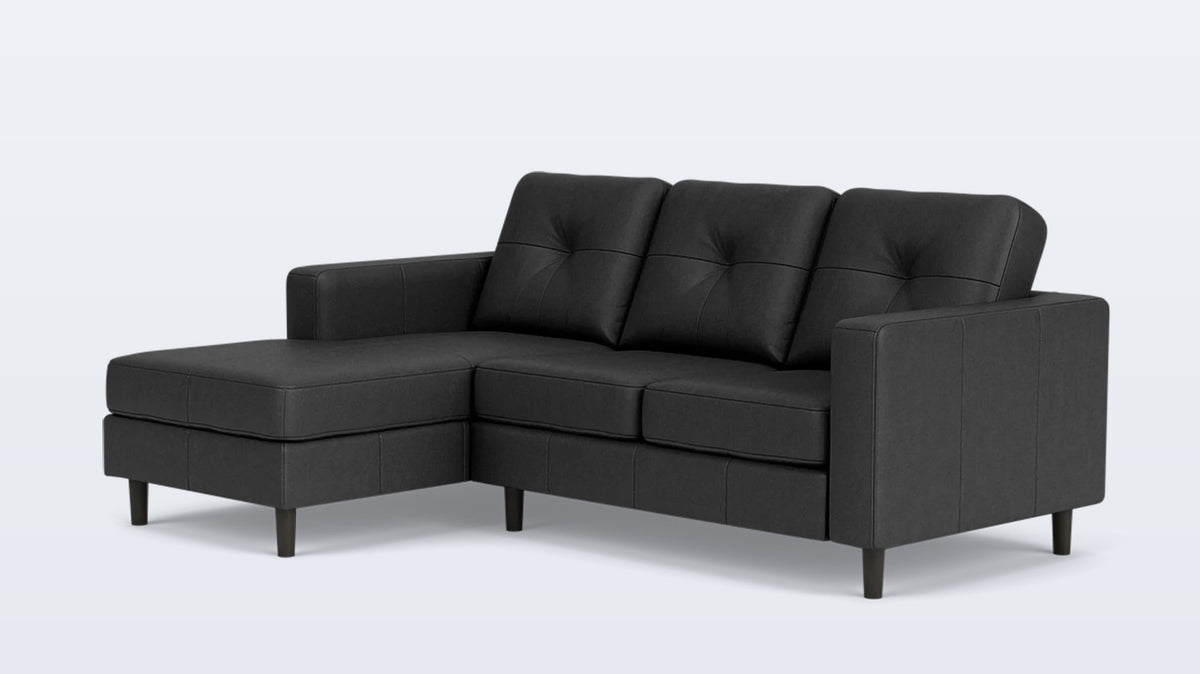 solo 2-piece sectional - leather