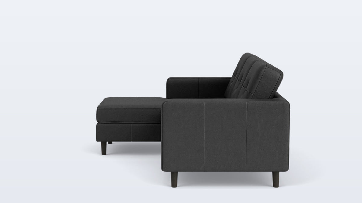 solo 2-piece sectional - leather