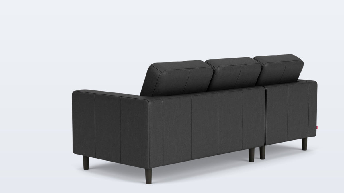 solo 2-piece sectional - leather