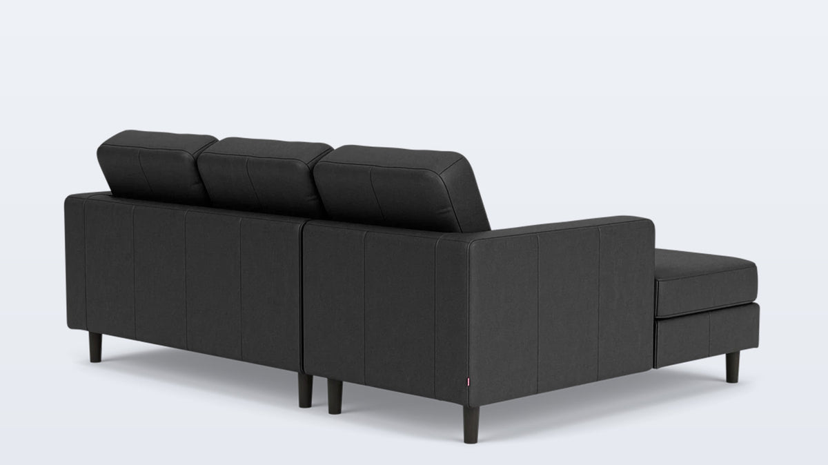 solo 2-piece sectional - leather