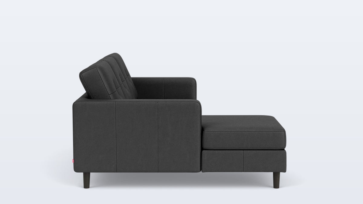 solo 2-piece sectional - leather