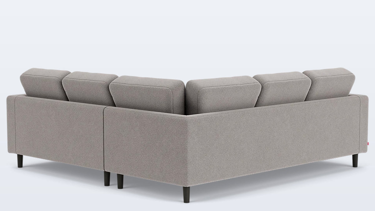 solo 2-piece sectional - fabric