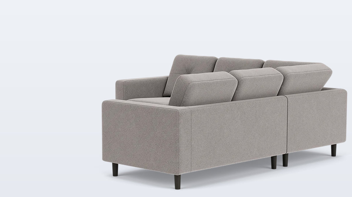 solo 2-piece sectional - fabric