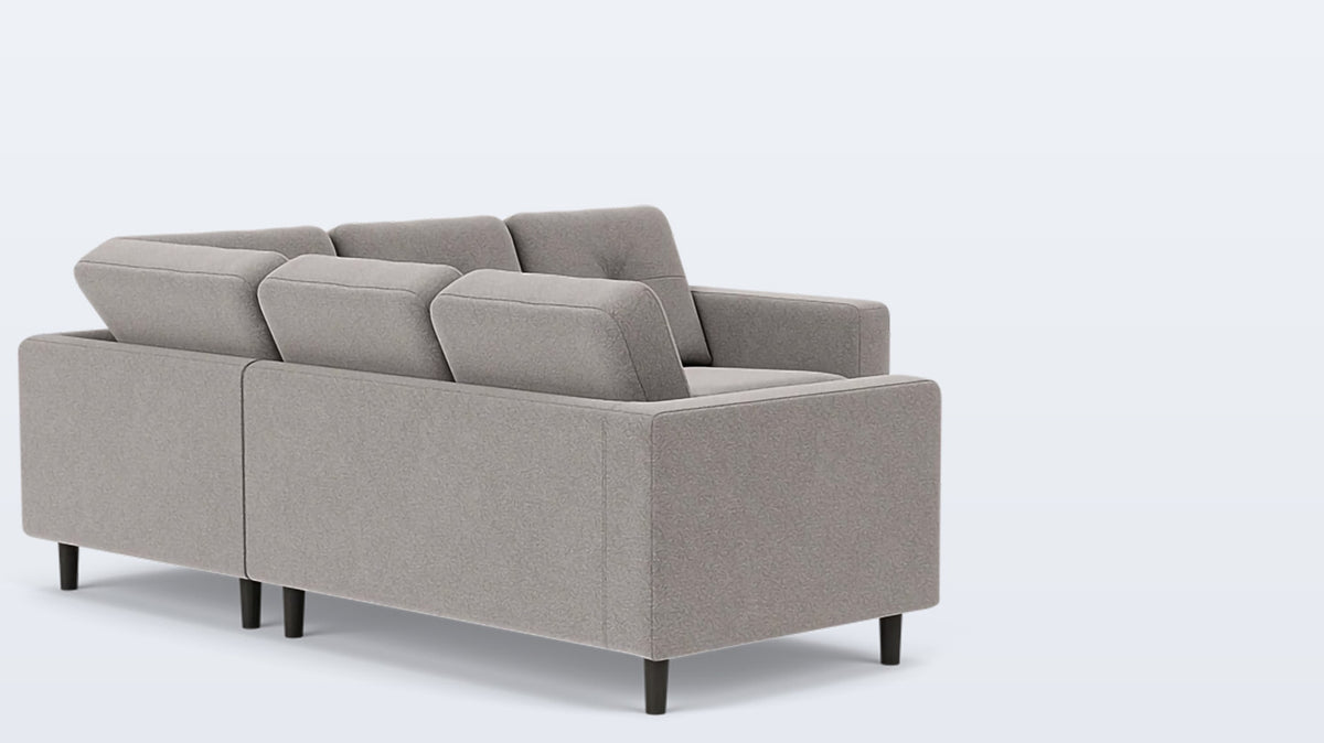 solo 2-piece sectional - fabric