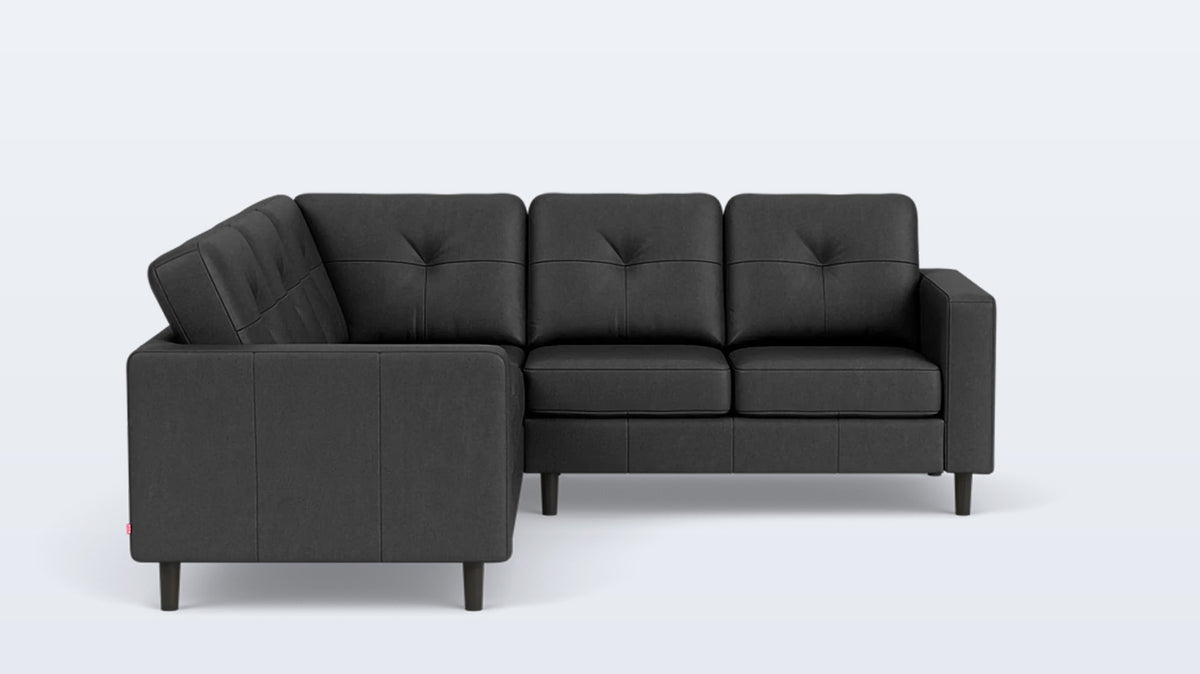 solo 2-piece sectional - leather