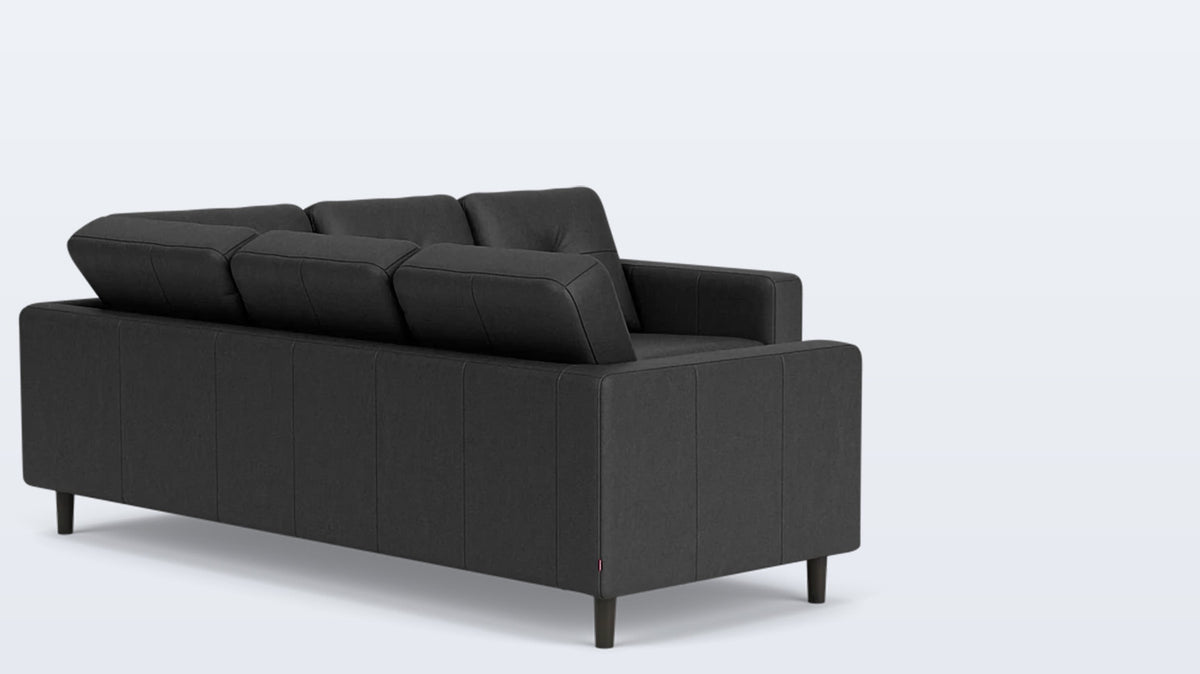 solo 2-piece sectional - leather