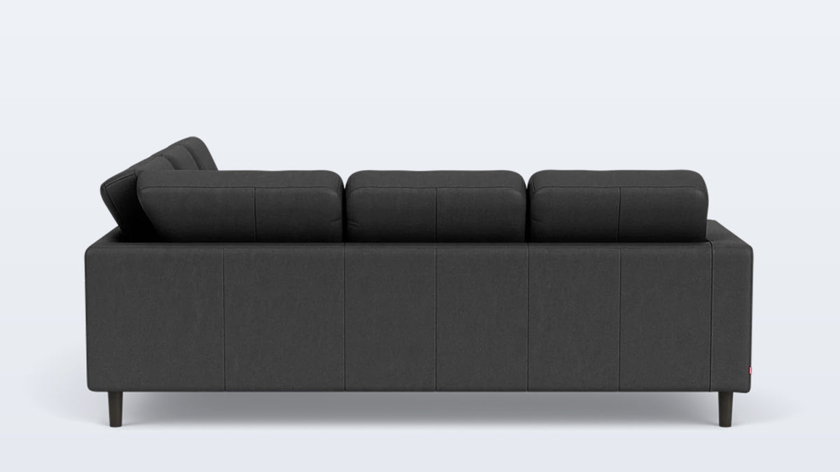 solo 2-piece sectional - leather