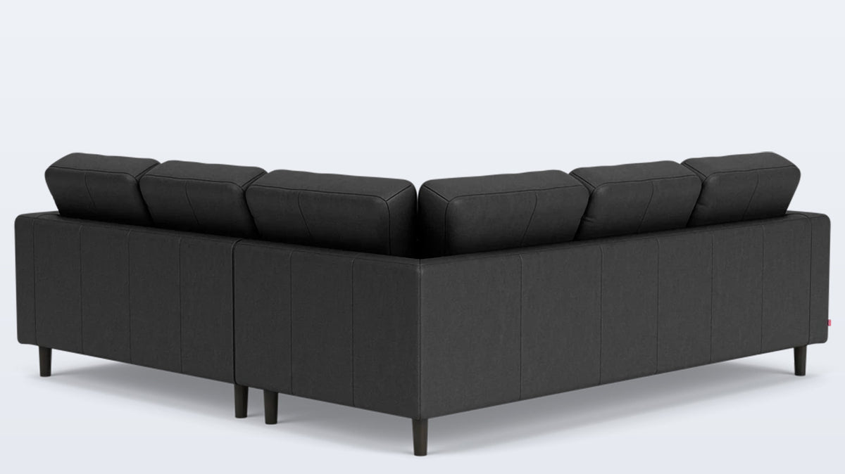 solo 2-piece sectional - leather