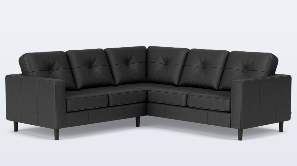 solo 2-piece sectional - leather