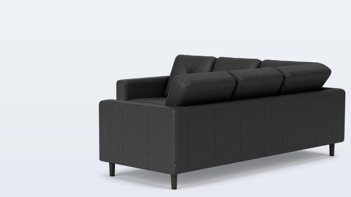 solo 2-piece sectional - leather