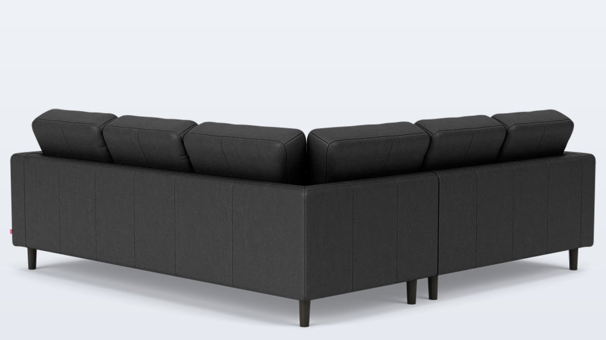 solo 2-piece sectional - leather