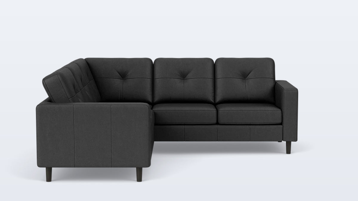 solo 2-piece sectional - leather