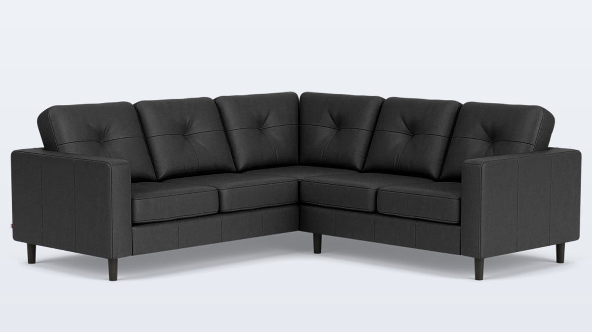 solo 2-piece sectional - leather