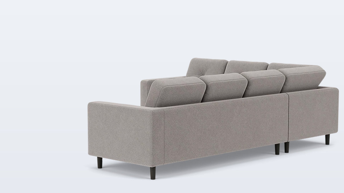 solo 2-piece sectional - fabric