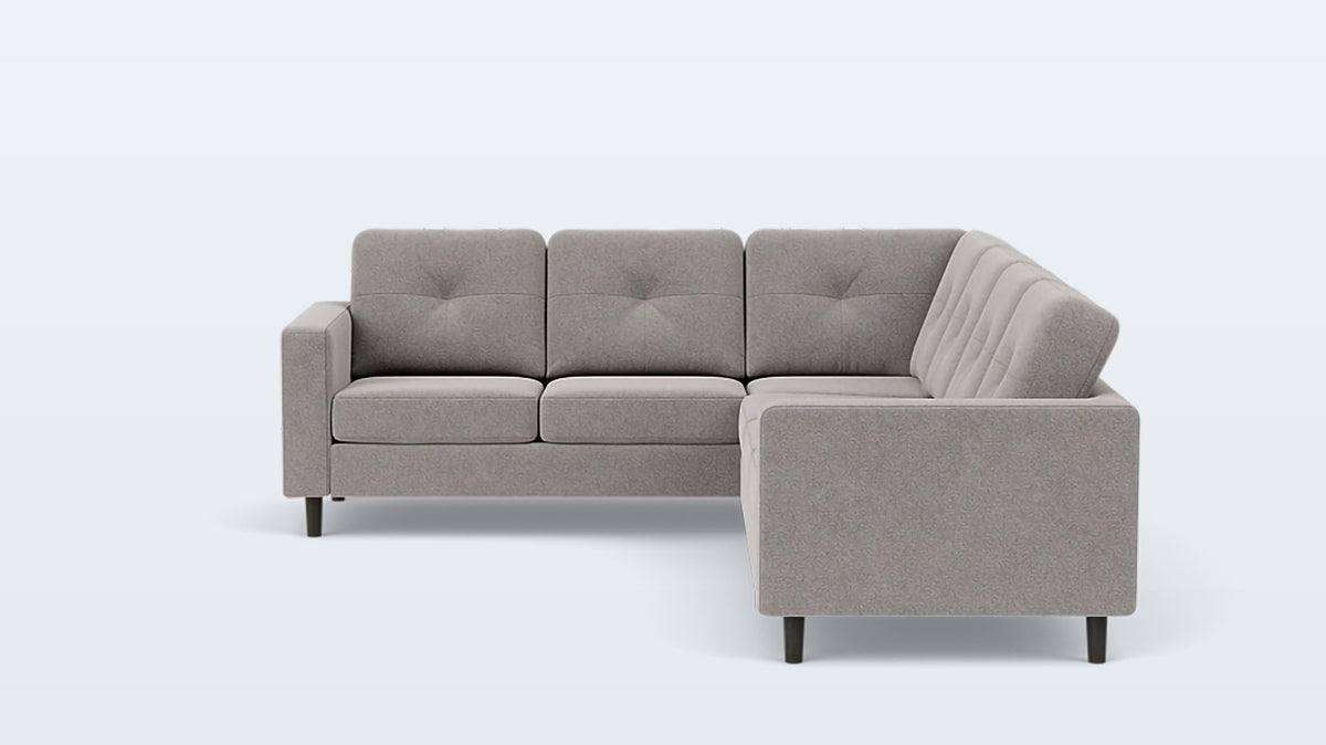 solo 2-piece sectional - fabric