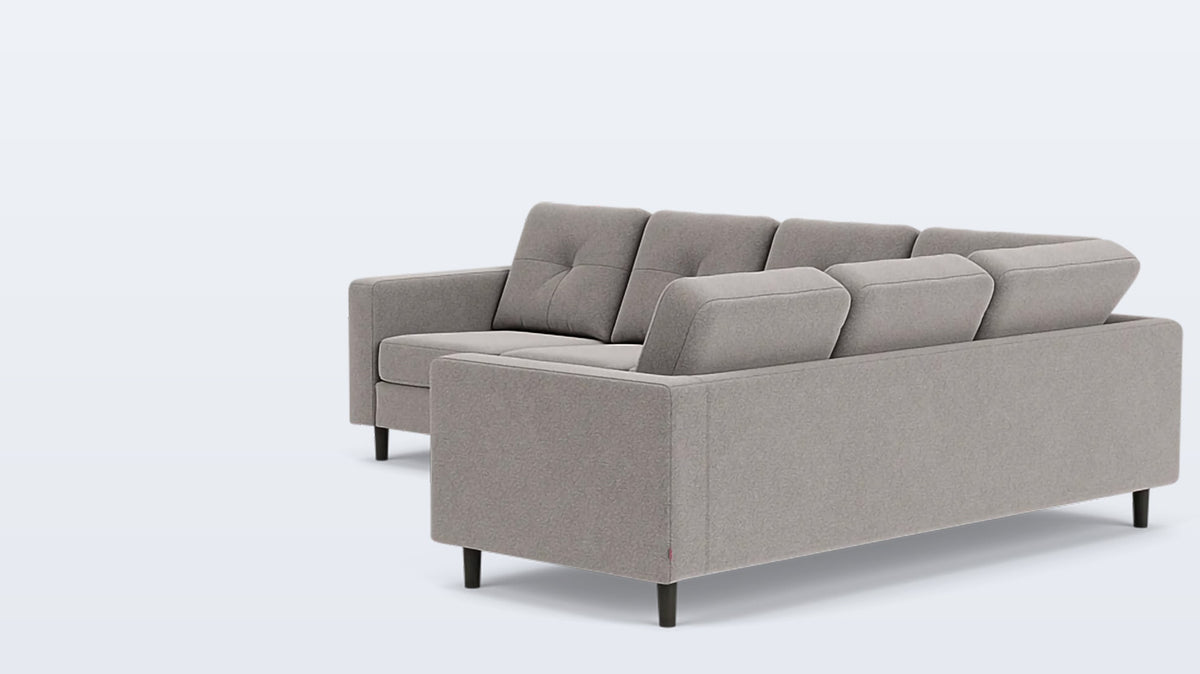 solo 2-piece sectional - fabric