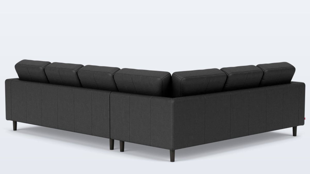 solo 2-piece sectional - leather