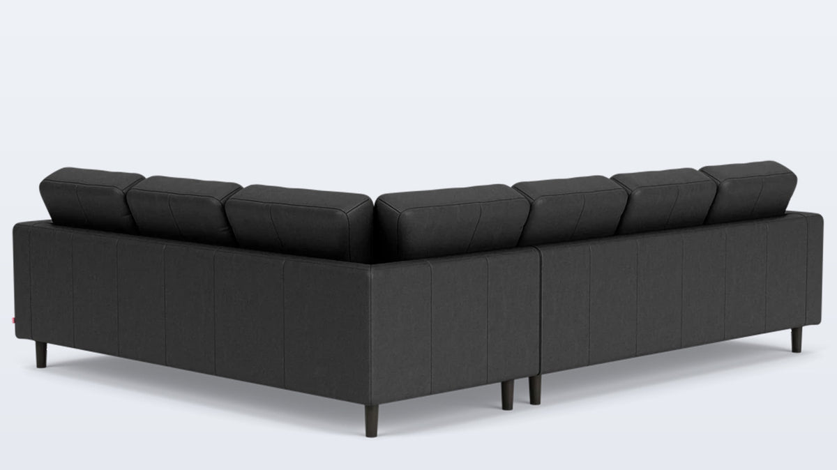 solo 2-piece sectional - leather