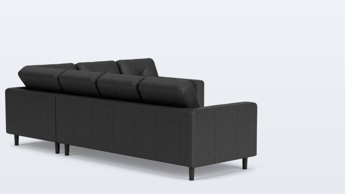 solo 2-piece sectional - leather