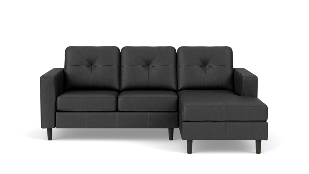 solo 2-piece sectional - leather