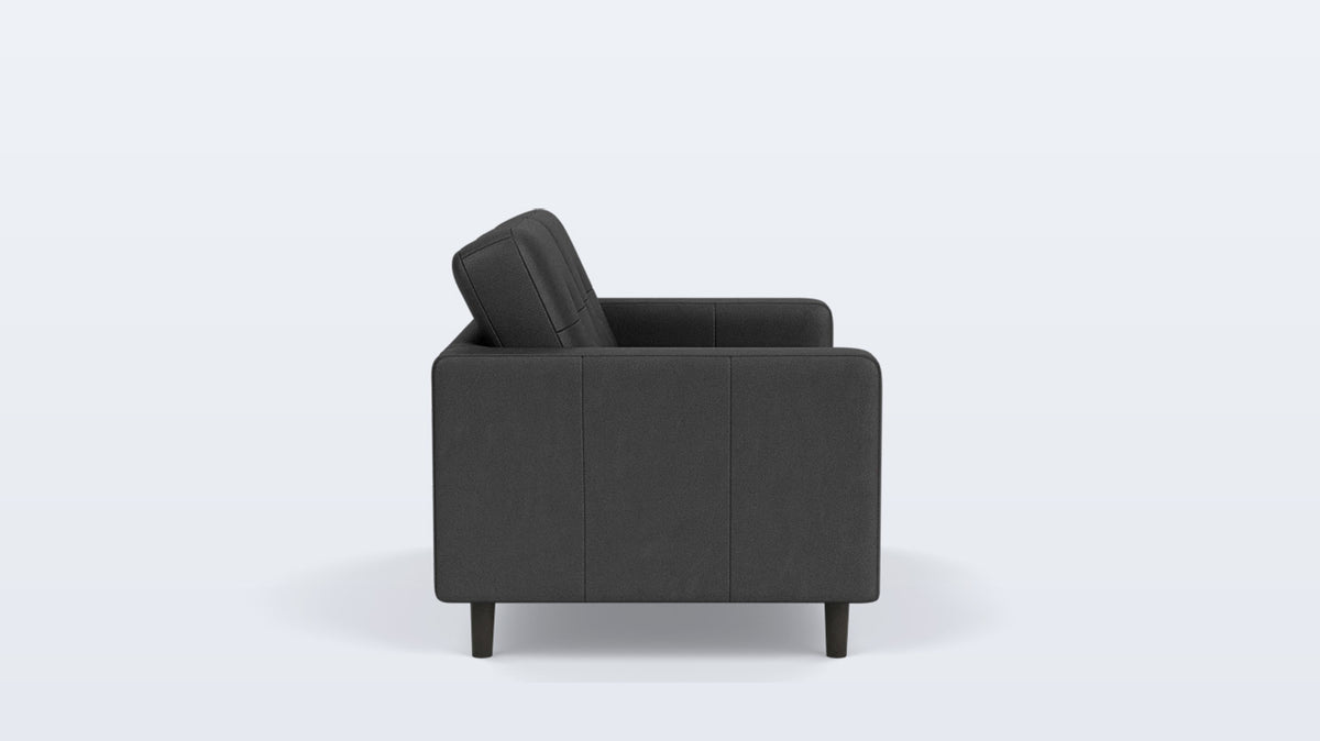 solo loveseat - leather