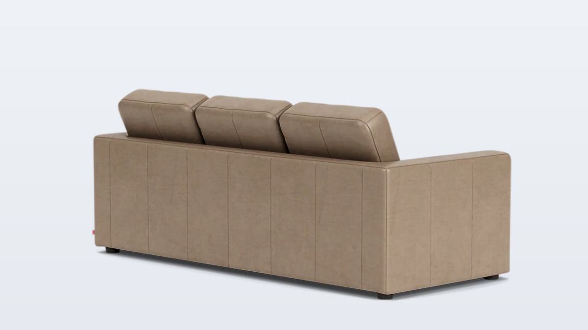 solo sleeper sofa - leather