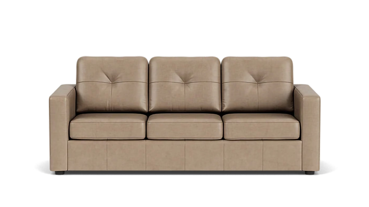 solo sleeper sofa - leather