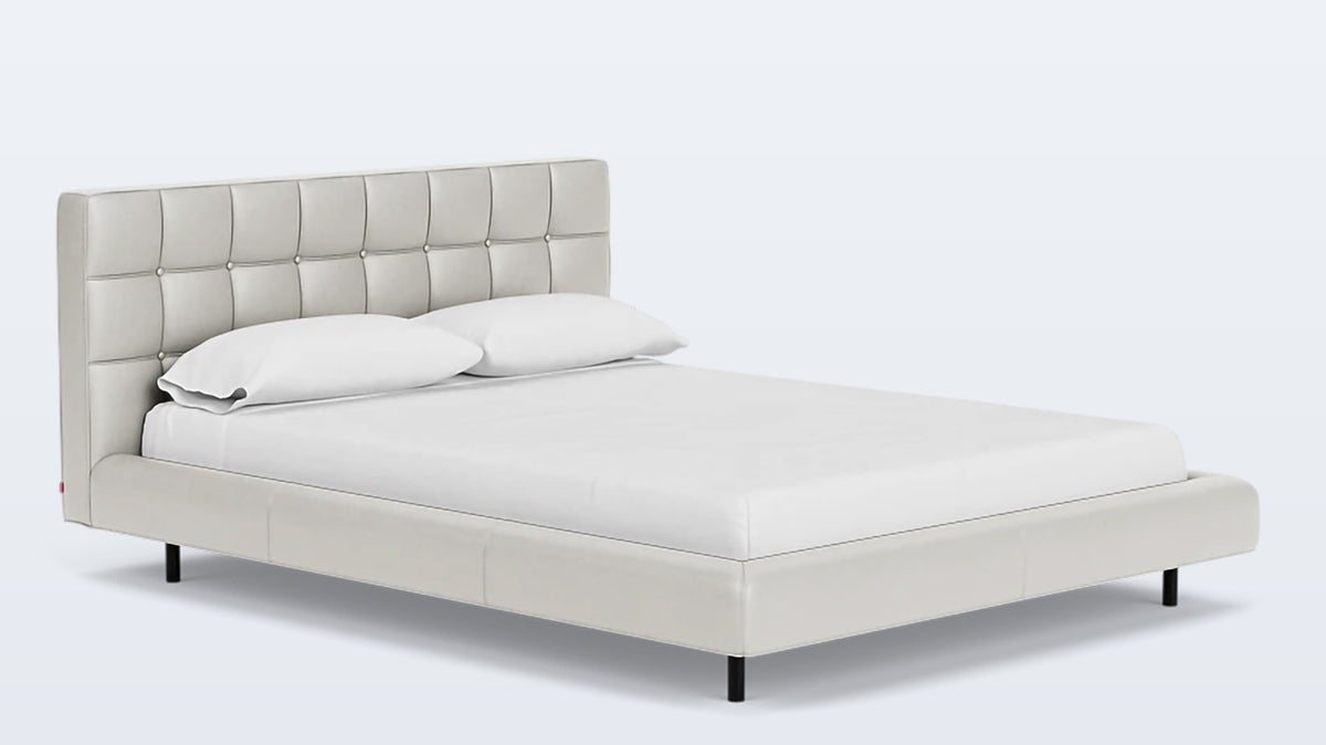 winston bed - leather