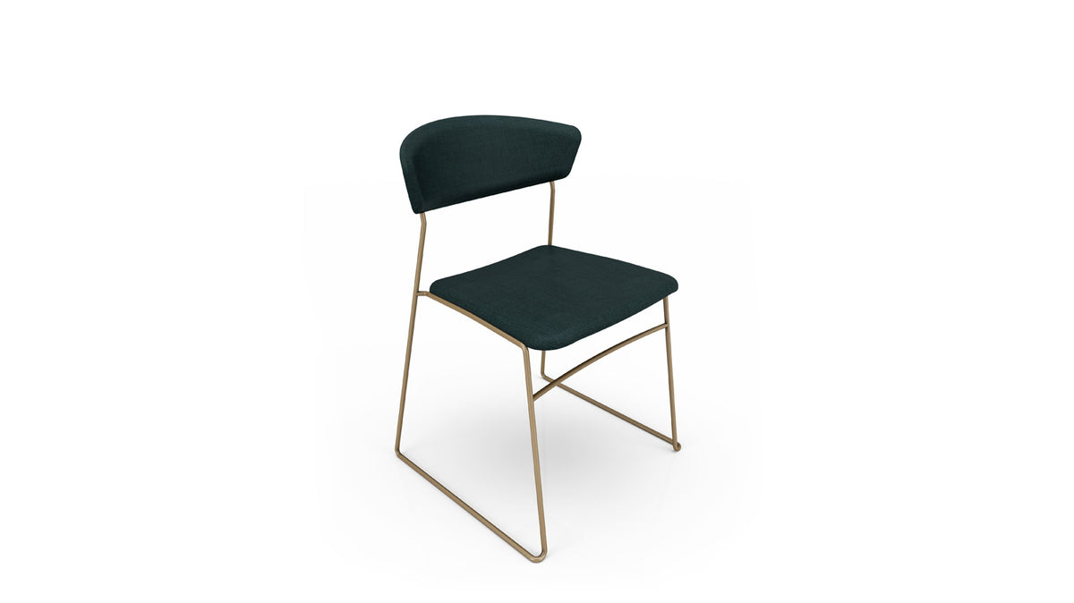 wolfgang metal dining chair