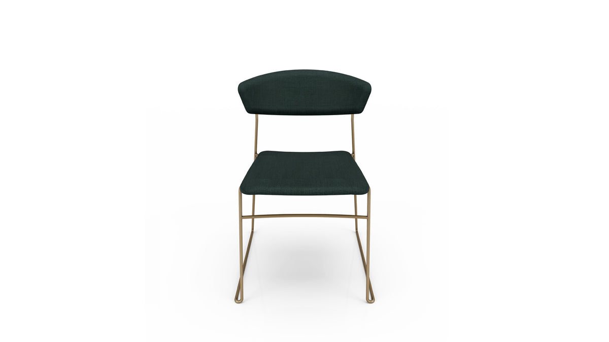 wolfgang metal dining chair