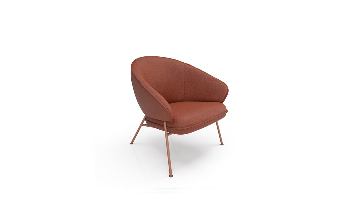 wolfgang metal lounge chair