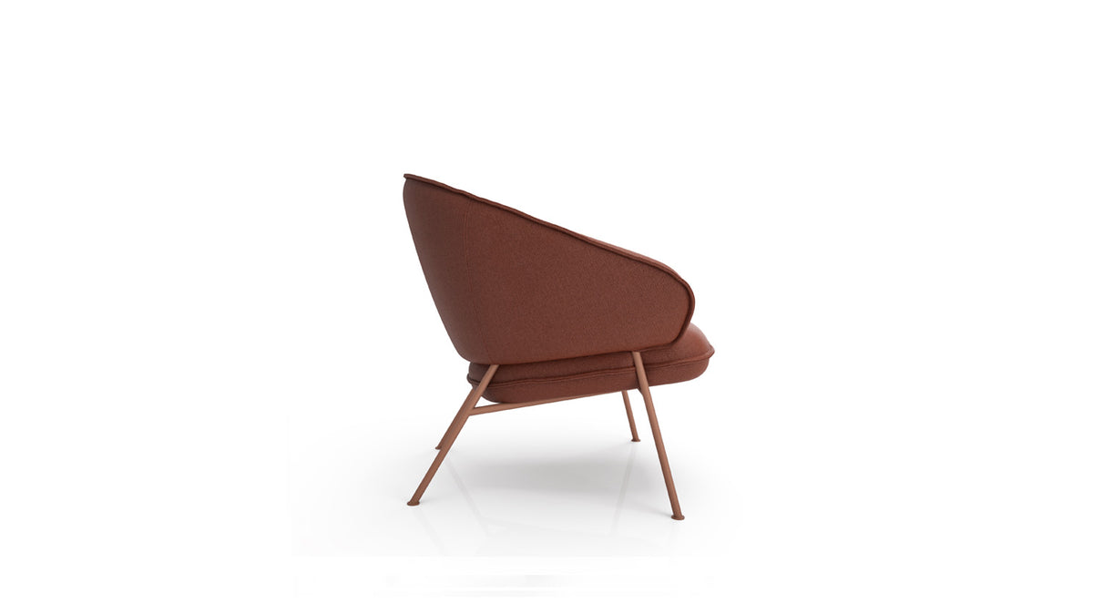wolfgang metal lounge chair