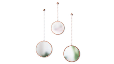 dima round mirror set