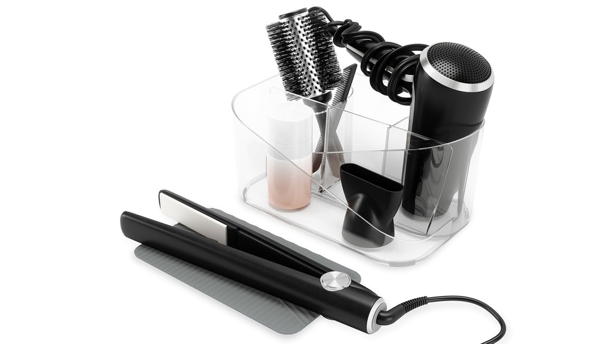 glam hair tool organizer