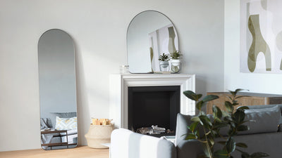 hubba arched leaning mirror