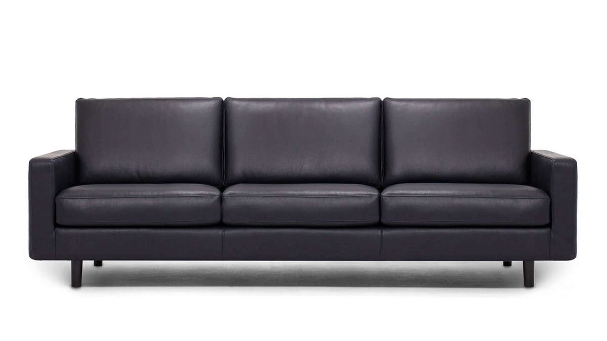 oskar 93" sofa - leather