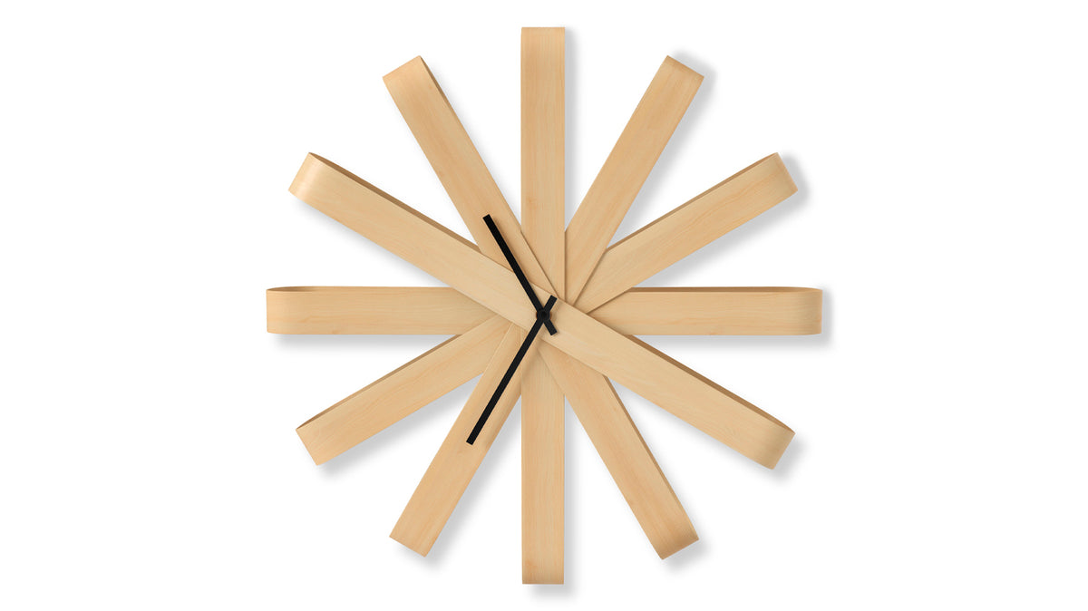 ribbonwood wall clock